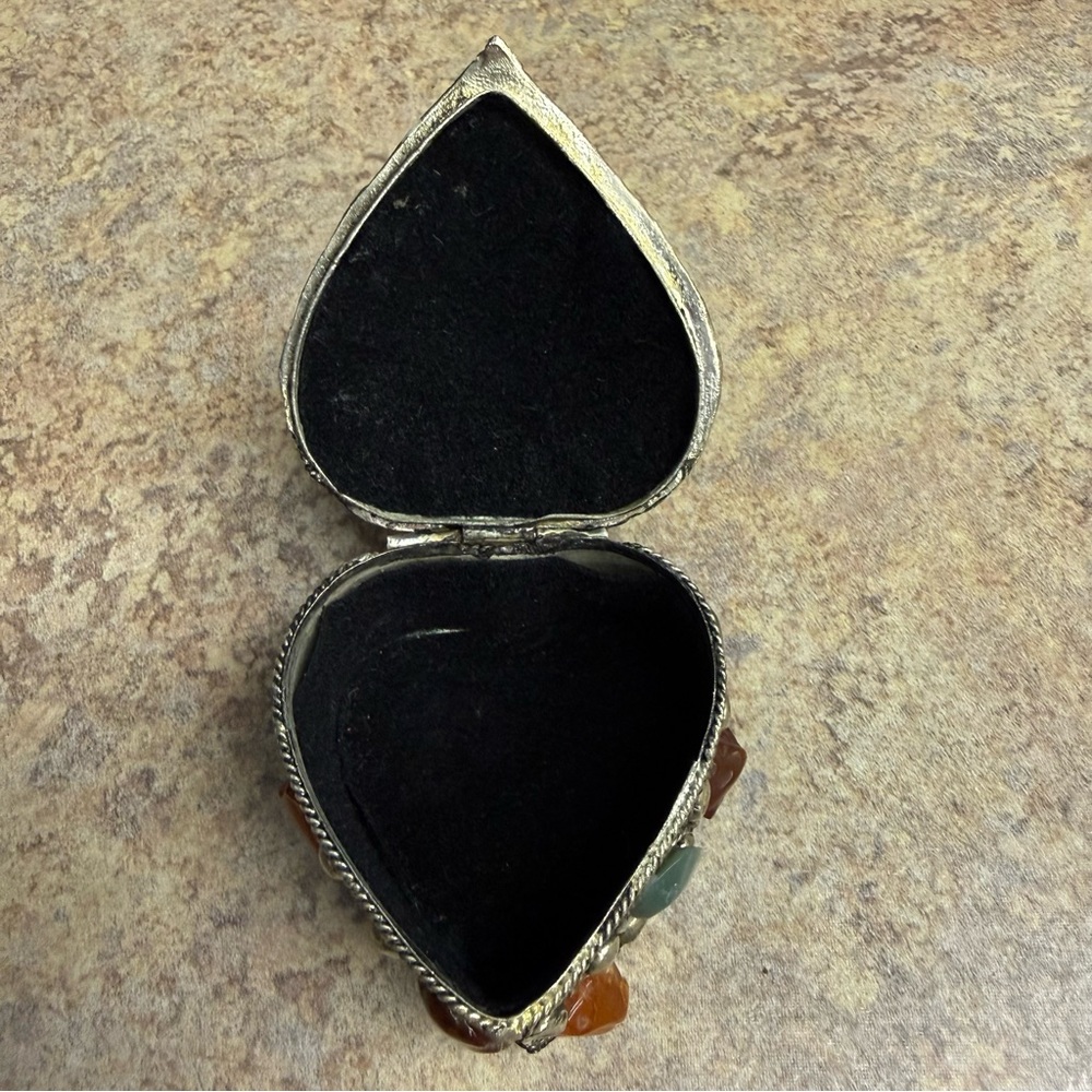 Vintage Moroccan Moorish handmade Sajai jewelry box - Picture 8 of 11